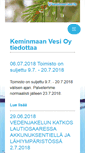 Mobile Screenshot of keminmaanvesi.fi